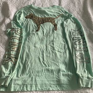 Victoria’s Secret pink shirt